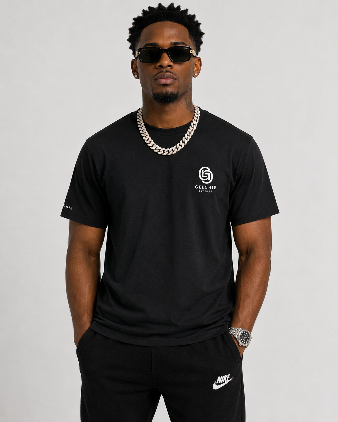 GEECHIE Premium Logo Tee  mockup 1