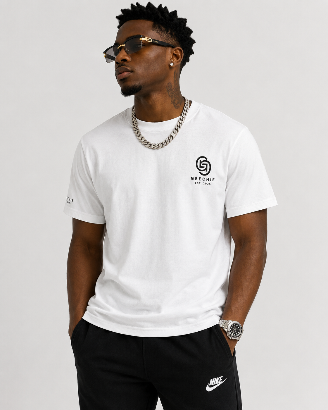 GEECHIE Premium Logo Tee  mockup 3