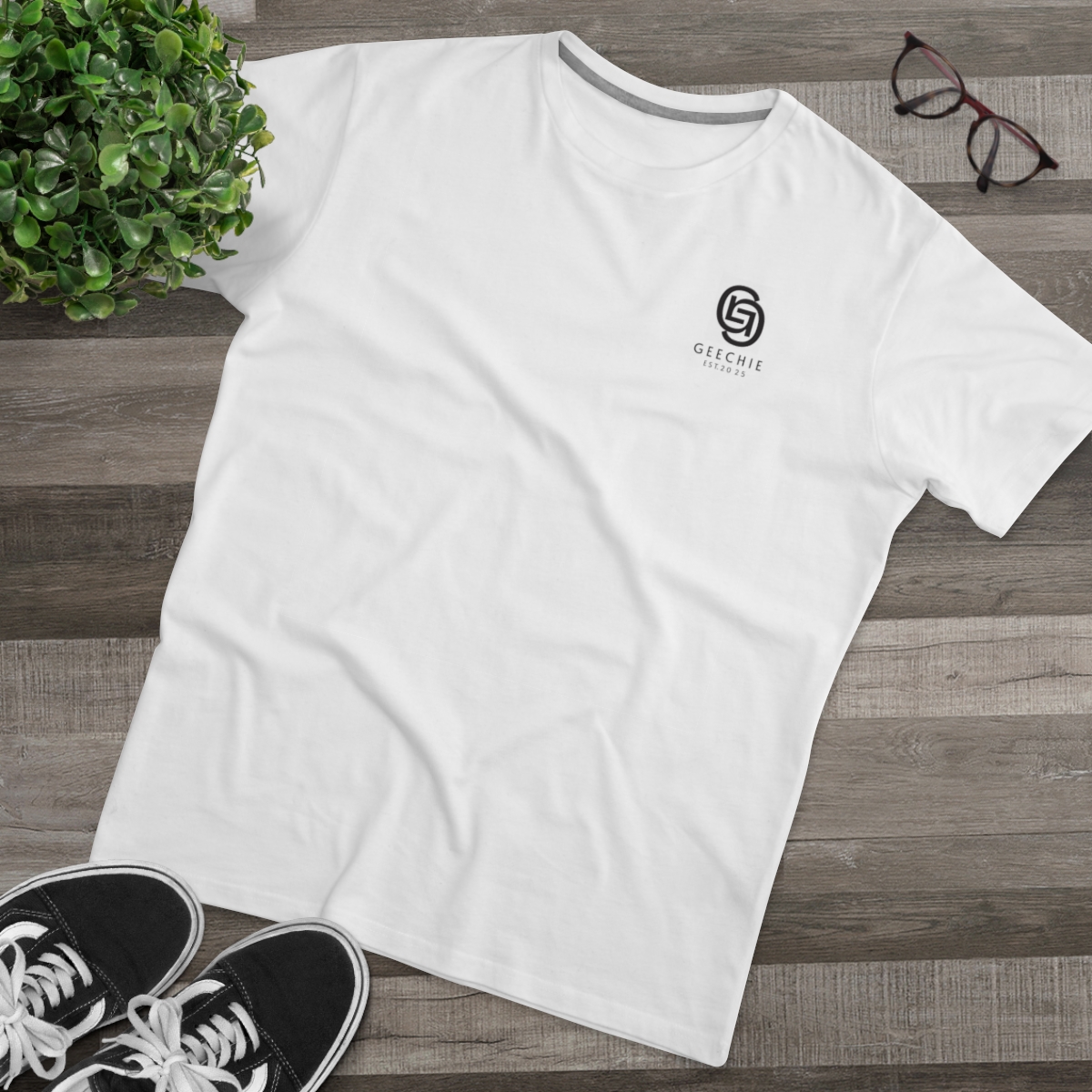 GEECHIE Premium Logo Tee  mockup 4
