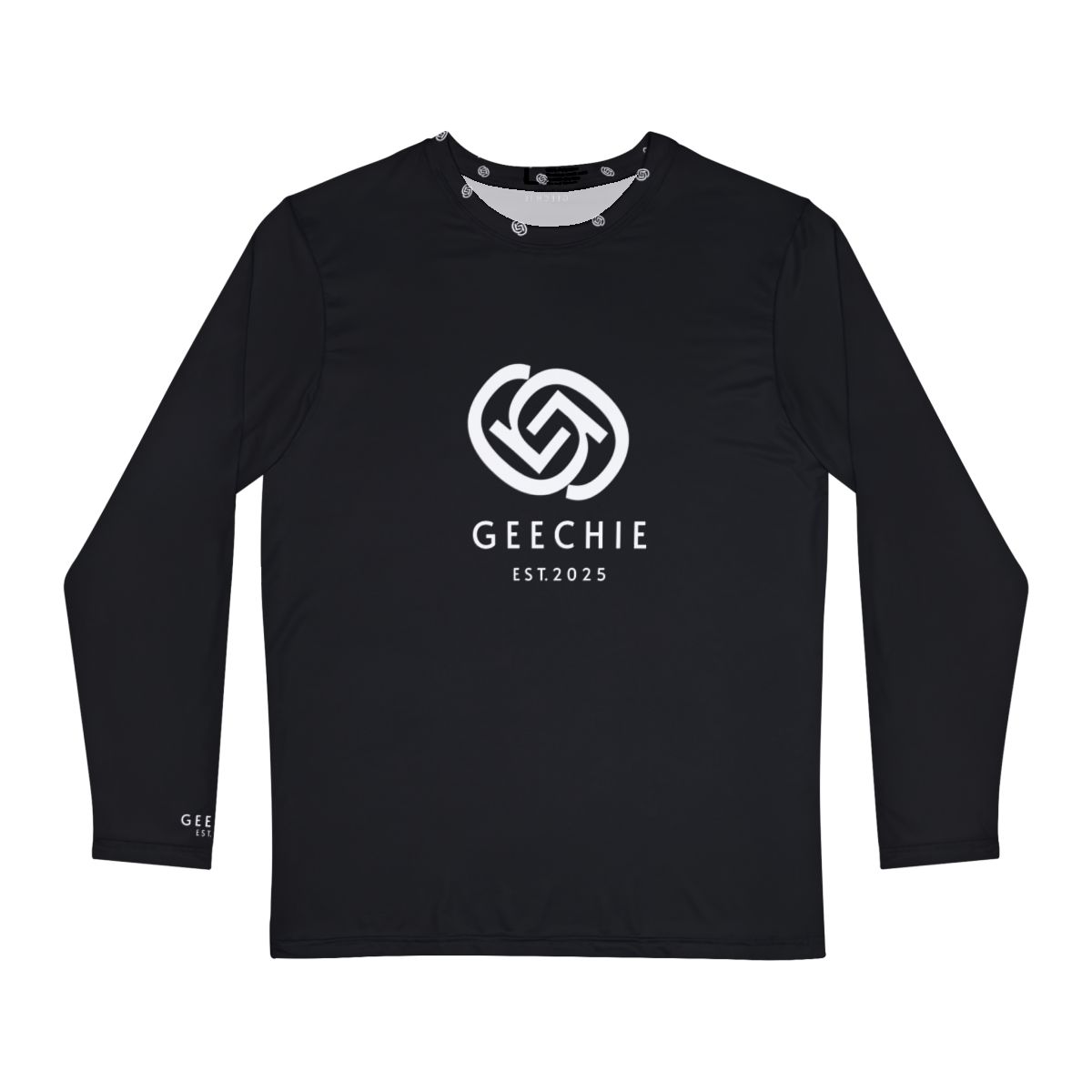 GEECHIE Premium Performance Logo Shirt - Black mockup 2