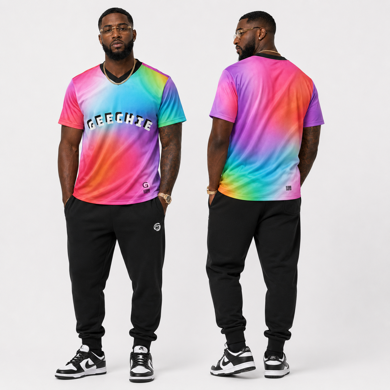 GEECHIE Standing on the Promises of Gawd Jersey mockup 1