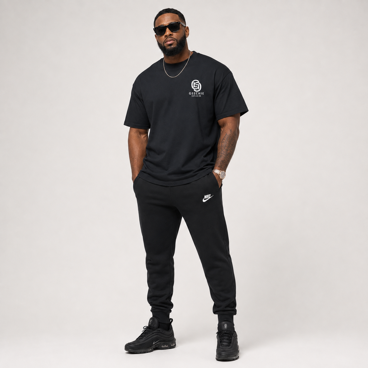 Model-styled GEECHIE Premium Logo Tee product image 1