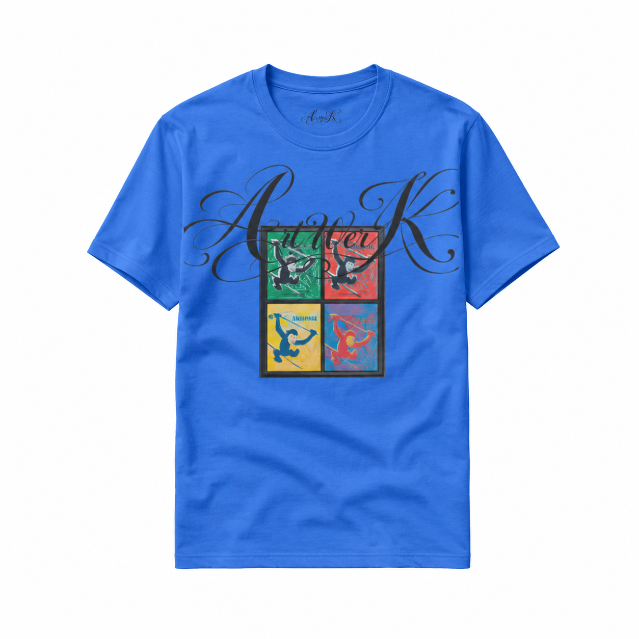 Blue ArtWerk Color Block Art Tee