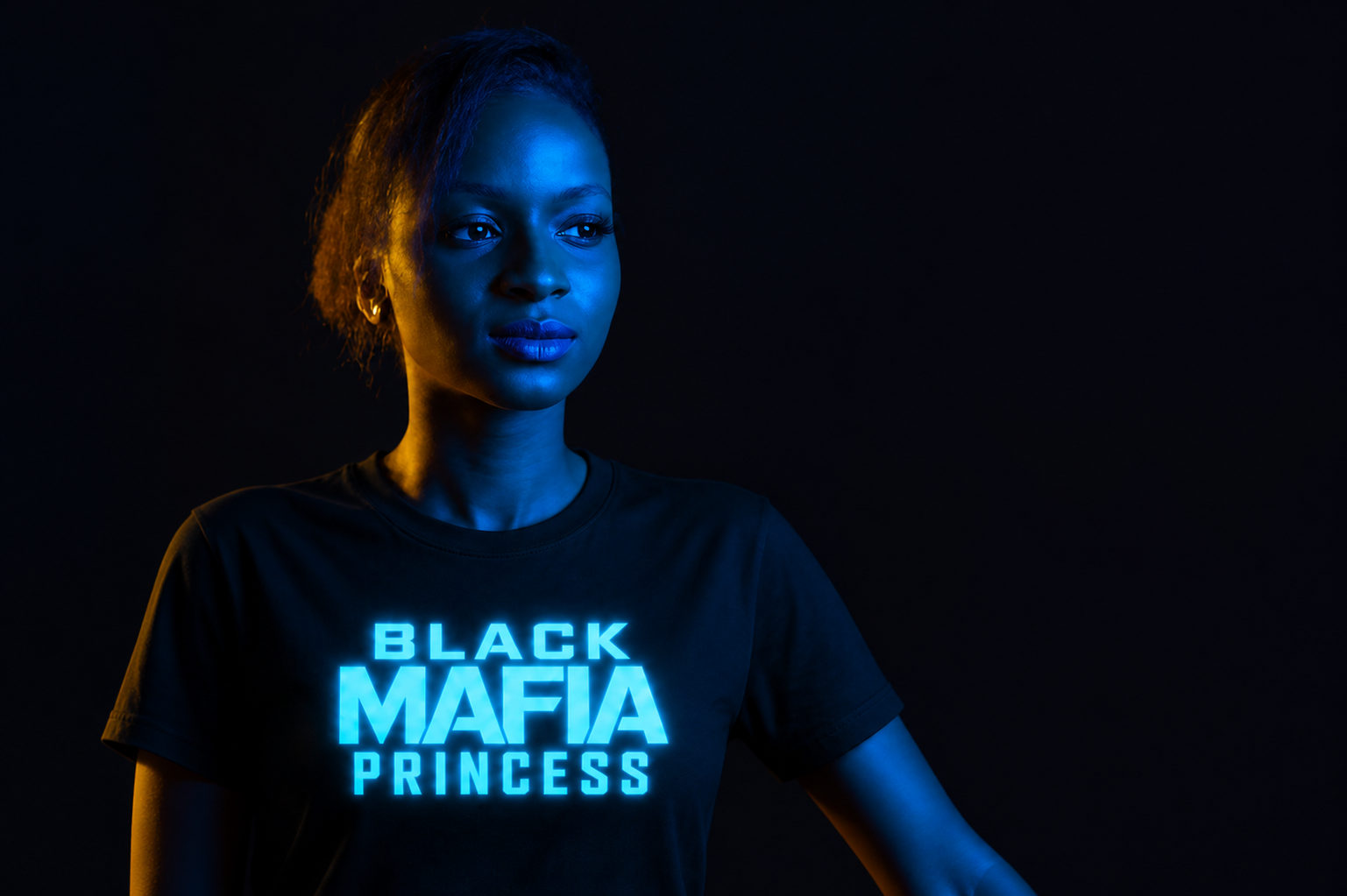 Black Mafia Princess Glow-in-the-Dark T-Shirt