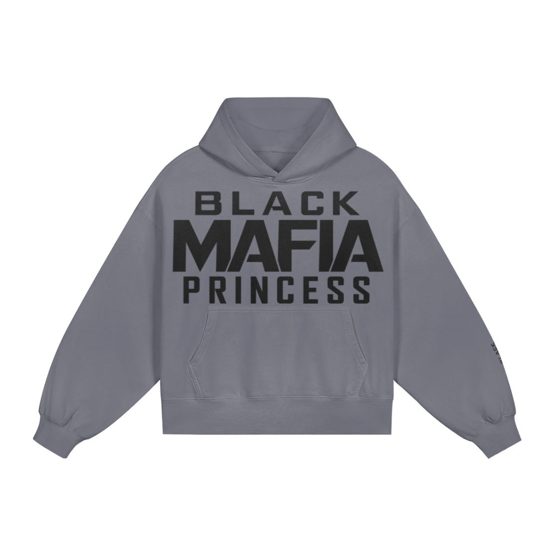 Gray Black Mafia Princess hoodie