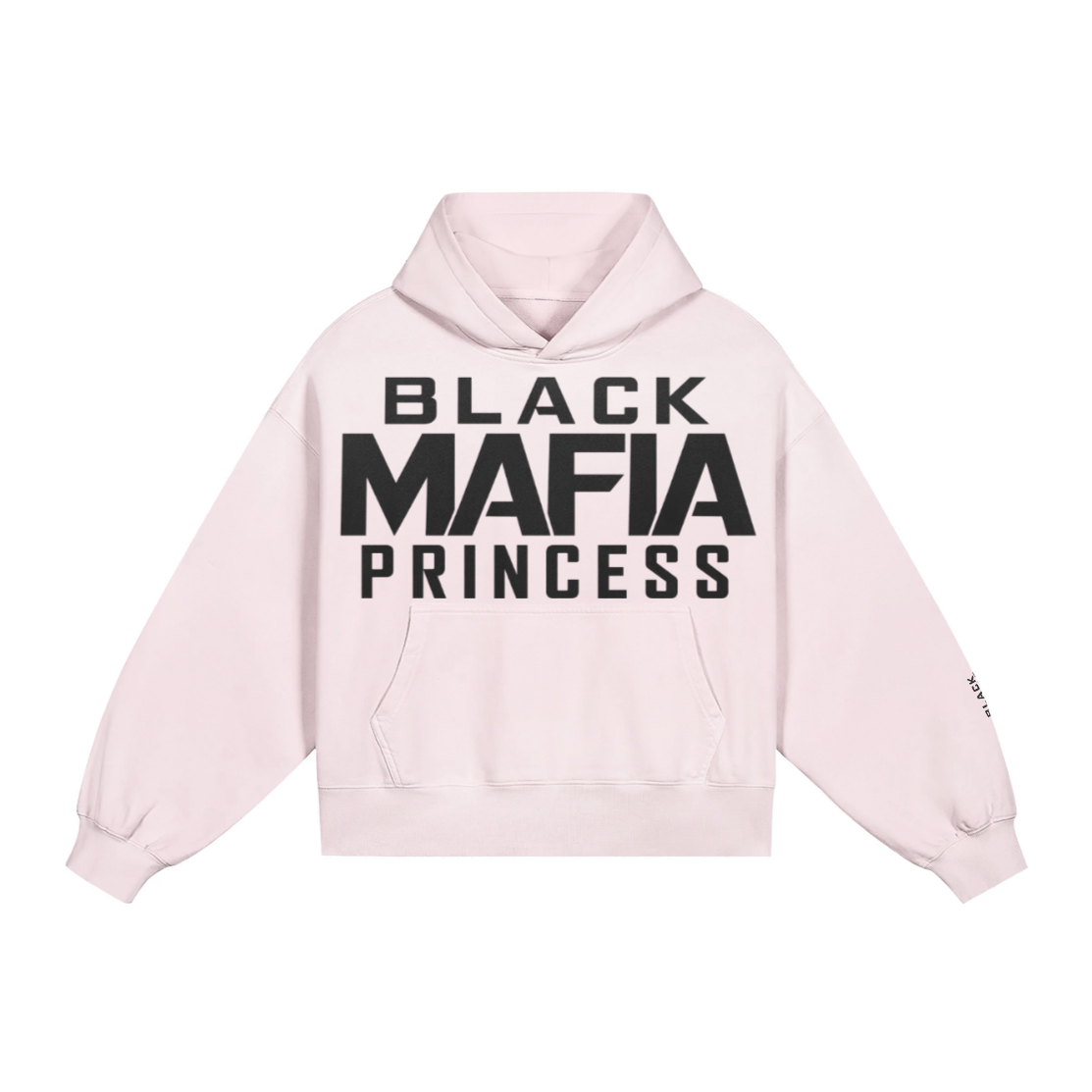 Blush-pink Black Mafia Princess hoodie