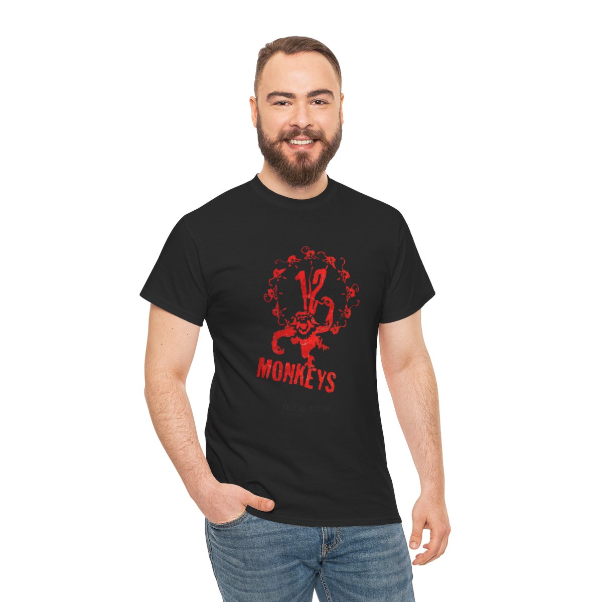 12 Monkeys Movie Tee | Vintage 1990s Sci-Fi mockup 2