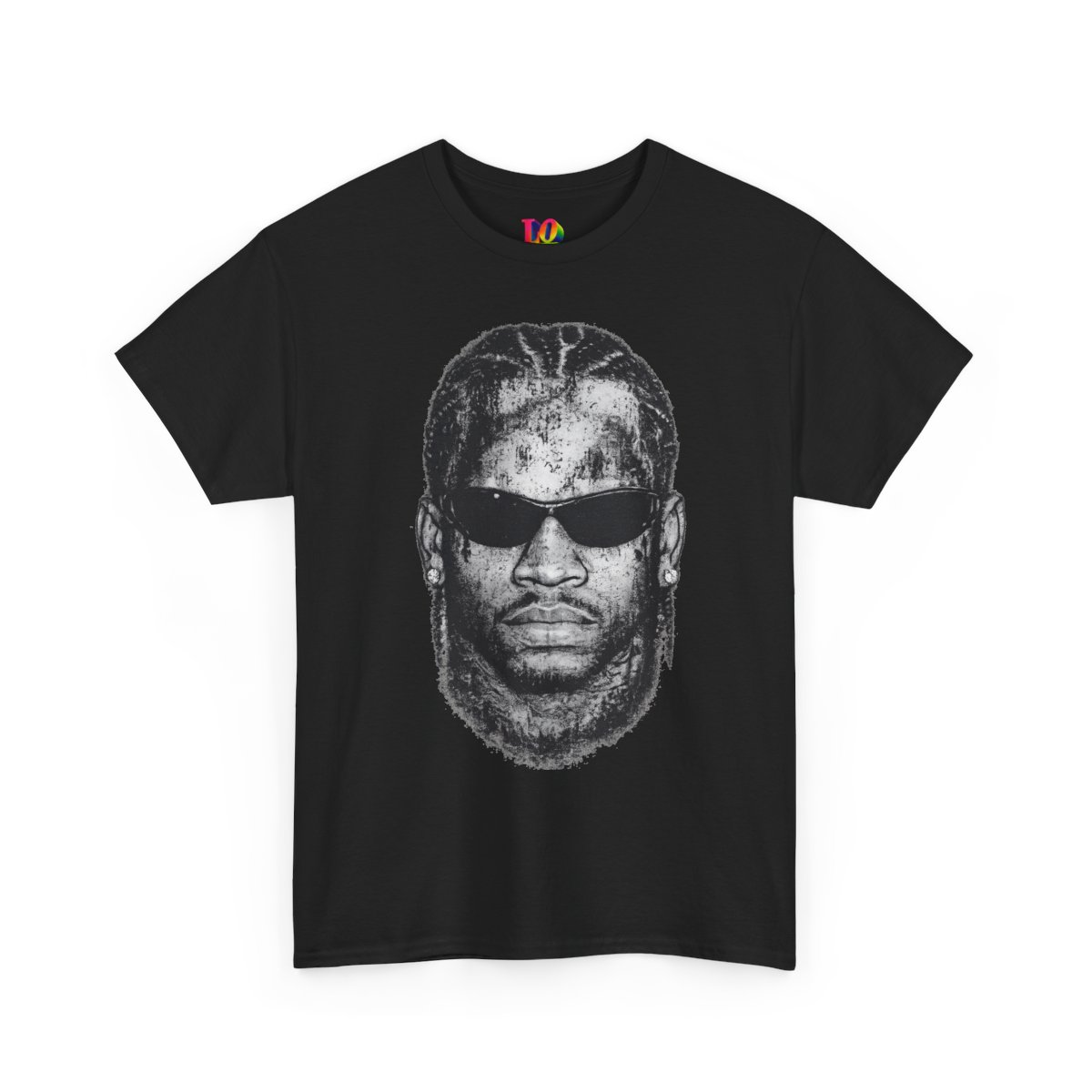 Allen Iverson Distressed Portrait Tee  mockup 1
