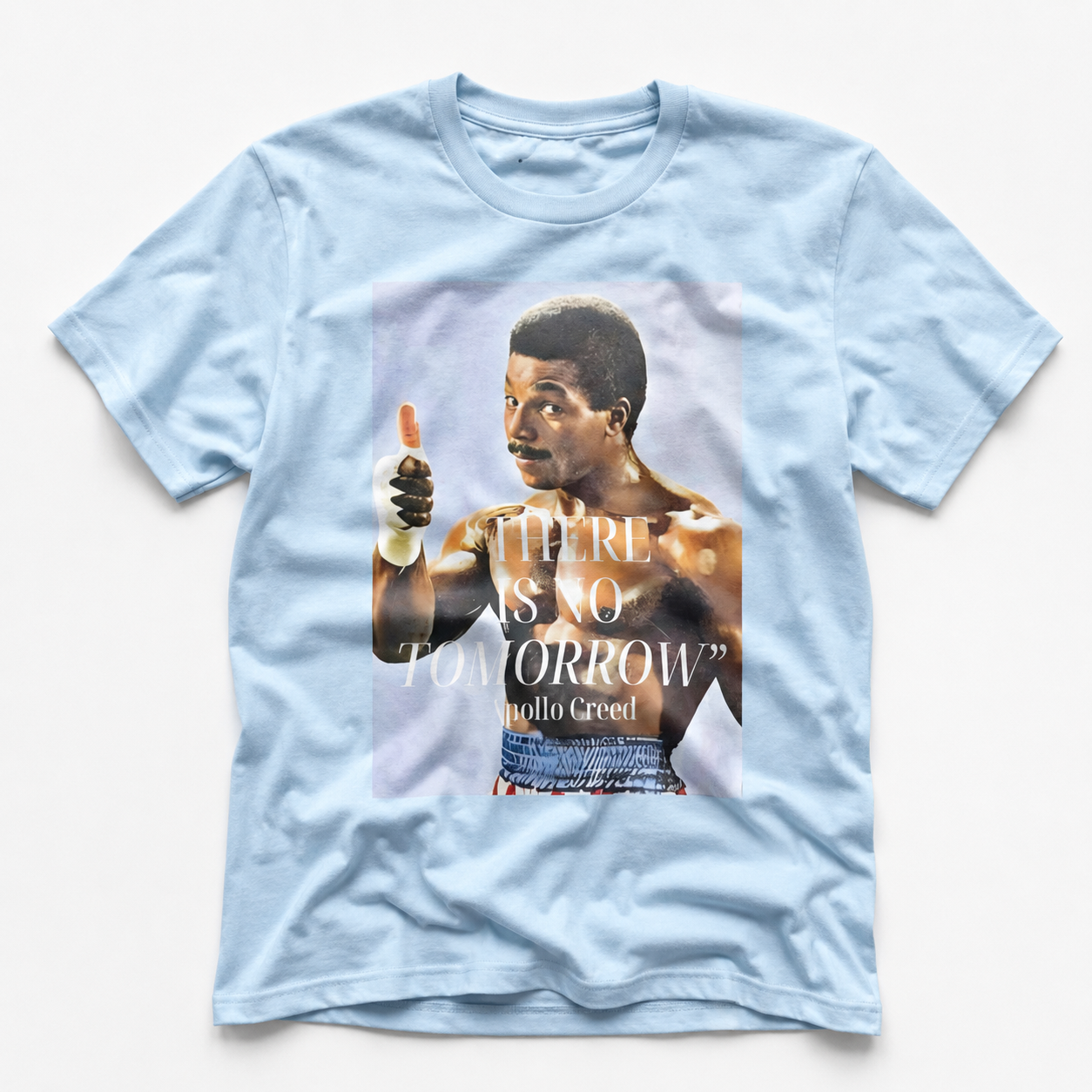 Apollo Creed “There Is No Tomorrow” Retro Boxing Tee mockup 1
