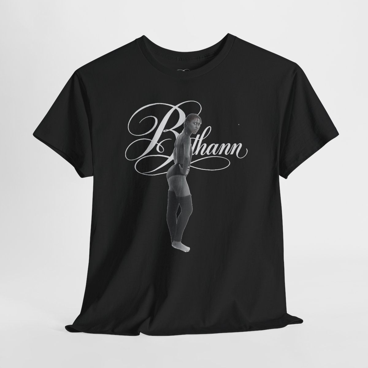 B is for Bethann Editorial Graphic Tee mockup 1