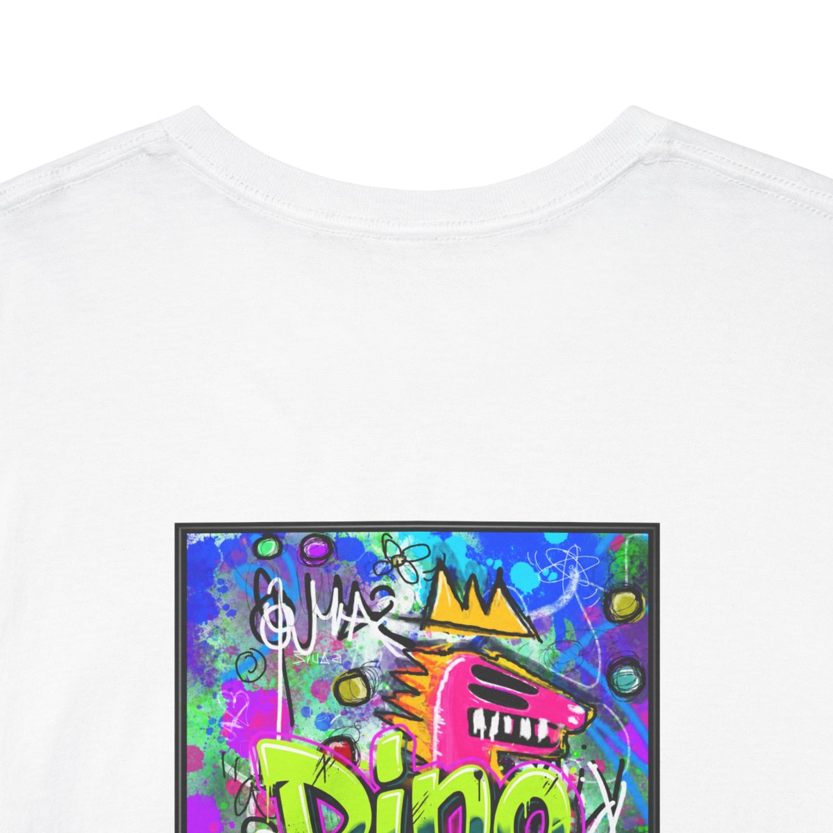 Basquiat Dino Art Tee mockup 1