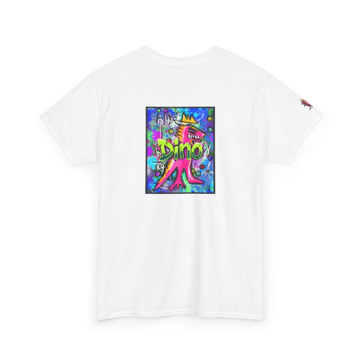 Basquiat Dino Art Tee mockup 3