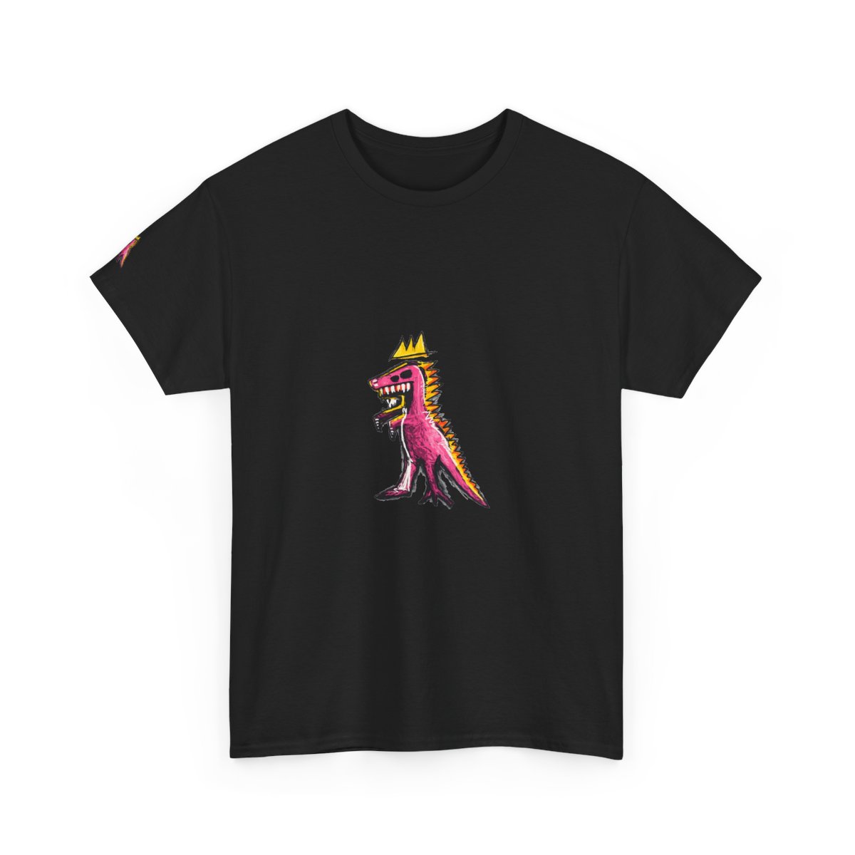 Basquiat Dino Art Tee mockup 5