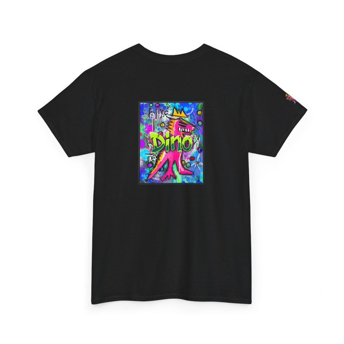 Basquiat Dino Art Tee mockup 6