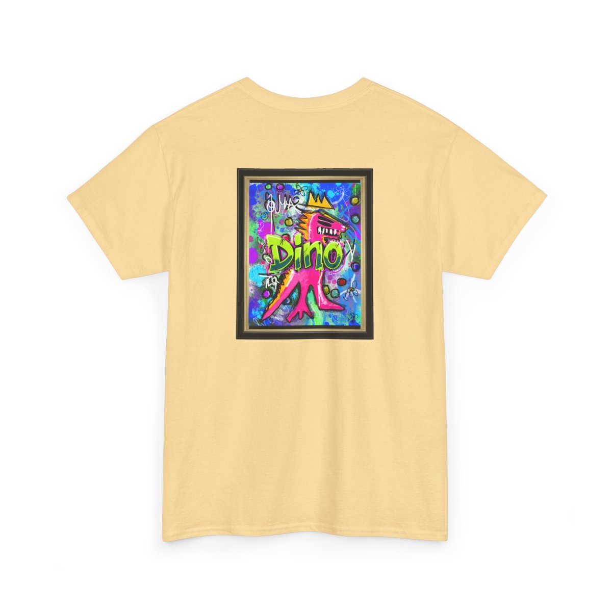 Basquiat Dino Art Tee mockup 8