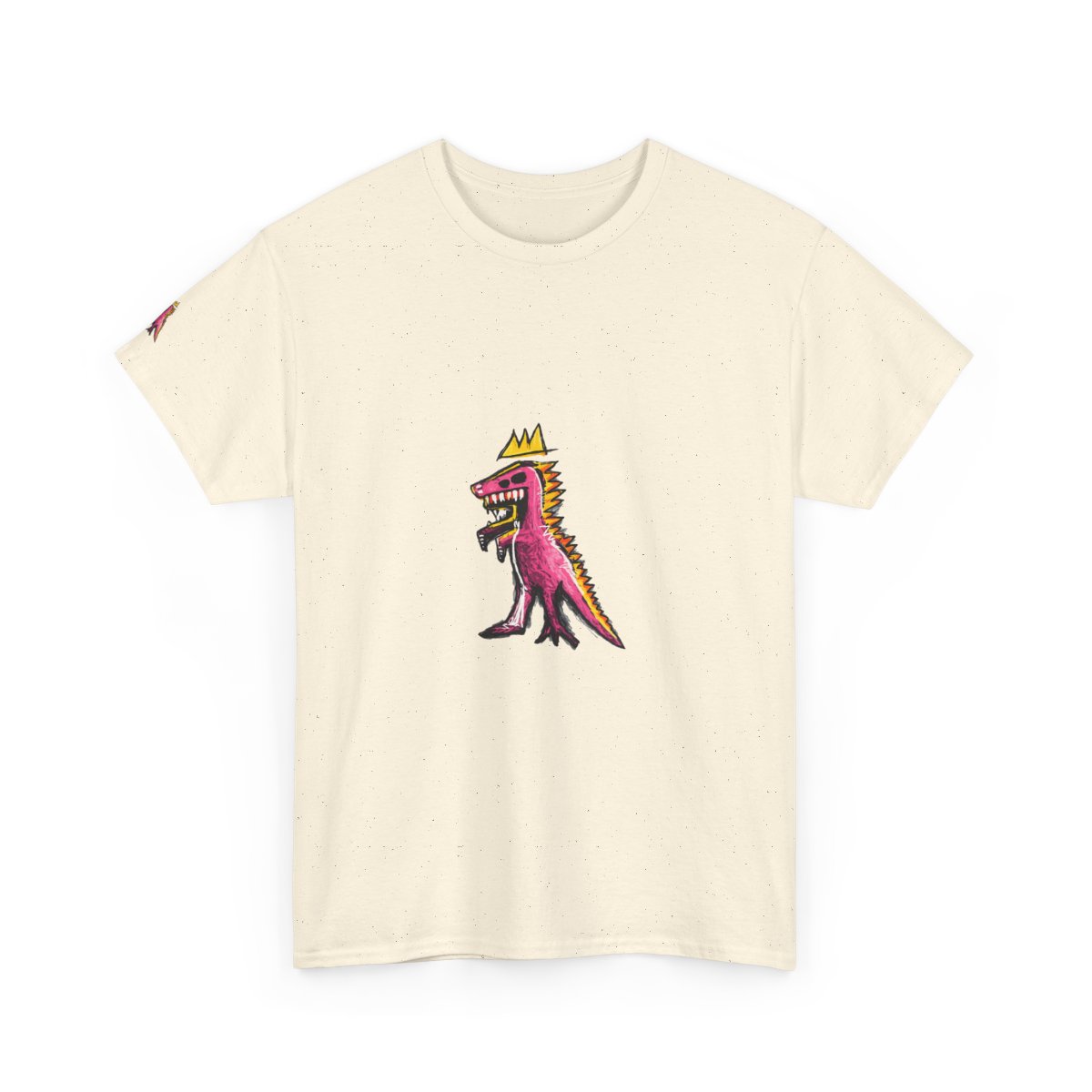 Basquiat Dino Art Tee mockup 9