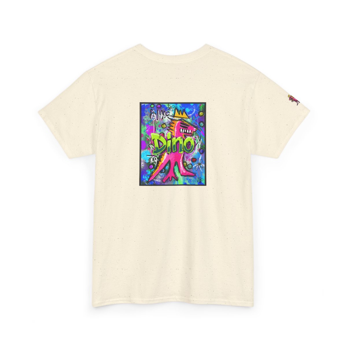 Basquiat Dino Art Tee mockup 10