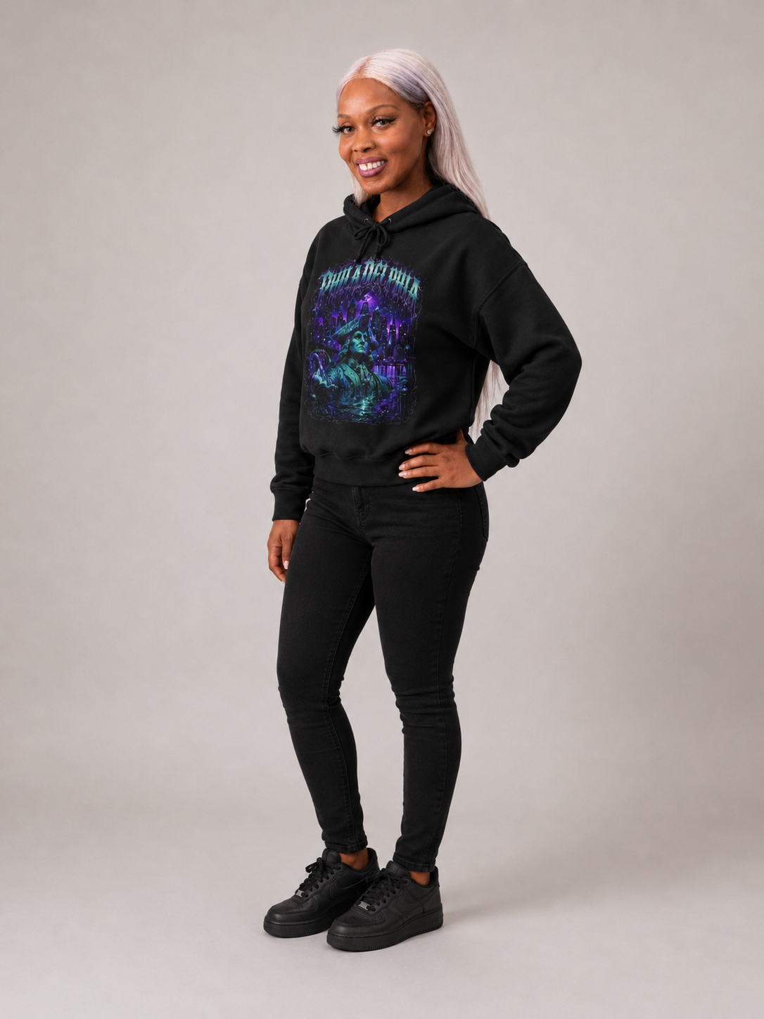 Billy Didn’t Die for This Philadelphia Women's Hoodie  mockup 4