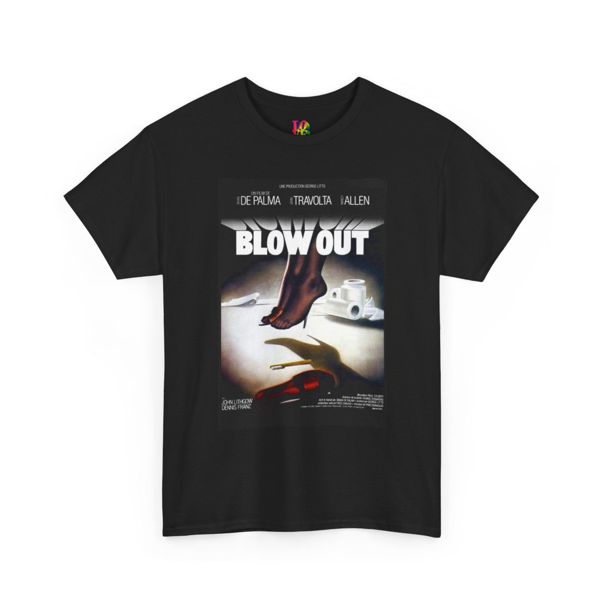 Blow Out Movie Poster Tee mockup 2