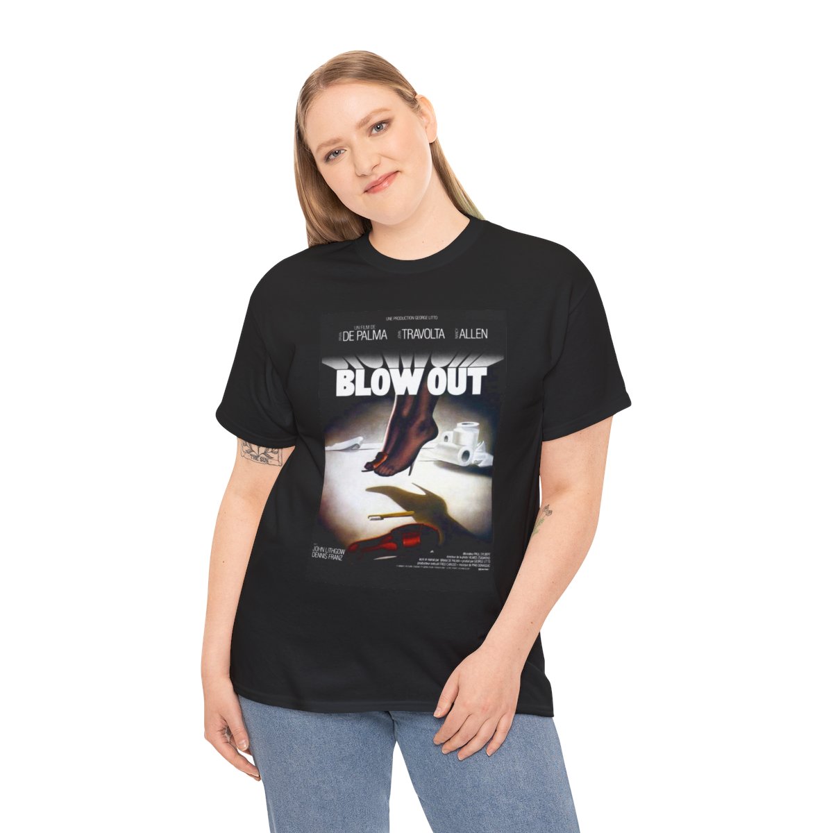 Blow Out Movie Poster Tee mockup 3