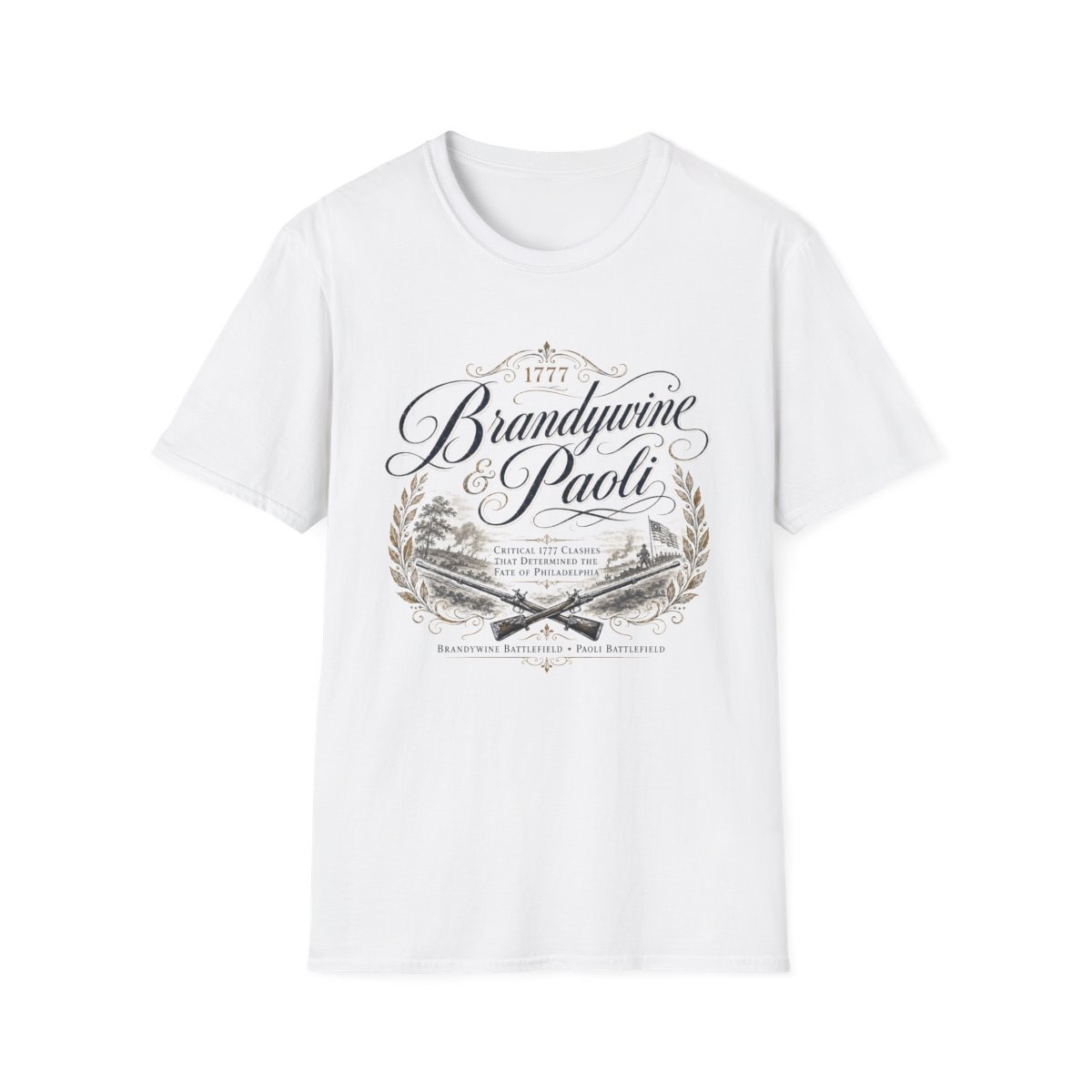 Brandywine Paoli 1777 Shirt — Vintage Revolutionary War Battle Tee