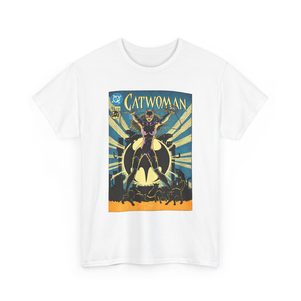 Catwoman Retro Tee mockup 2