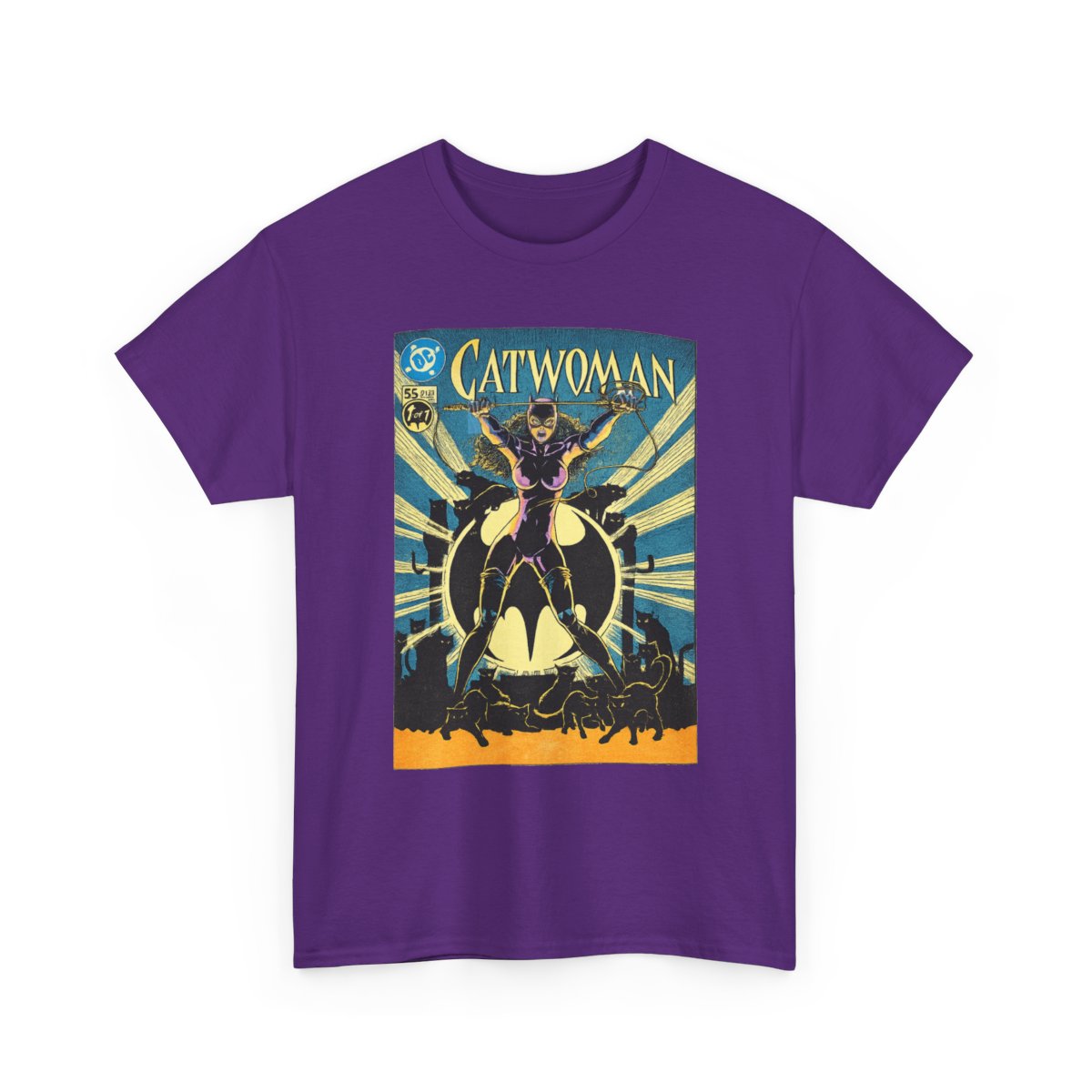 Catwoman Retro Tee mockup 4