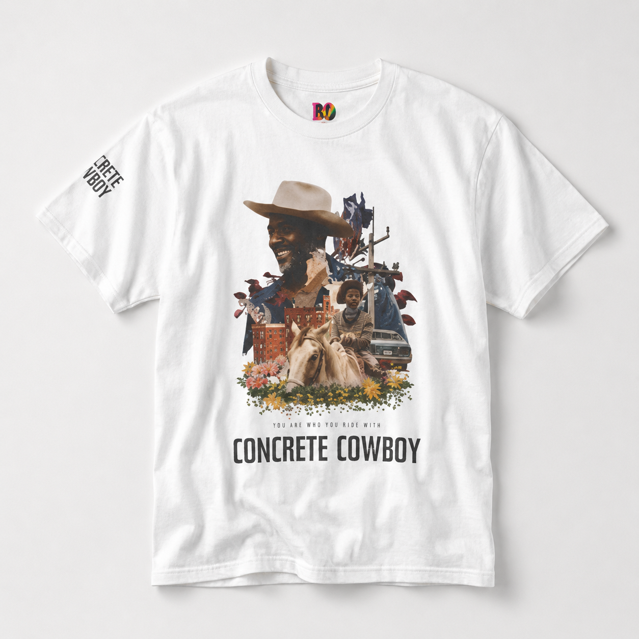 Concrete Cowboy Urban Western | Philadelphia Horse Culture Tee mockup 1
