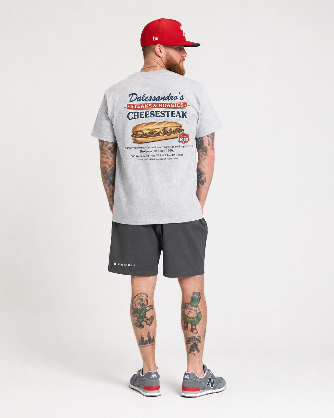 Dalessandro’s Steaks Philadelphia Cheesesteak | Roxborough Philly Food Tee mockup 2
