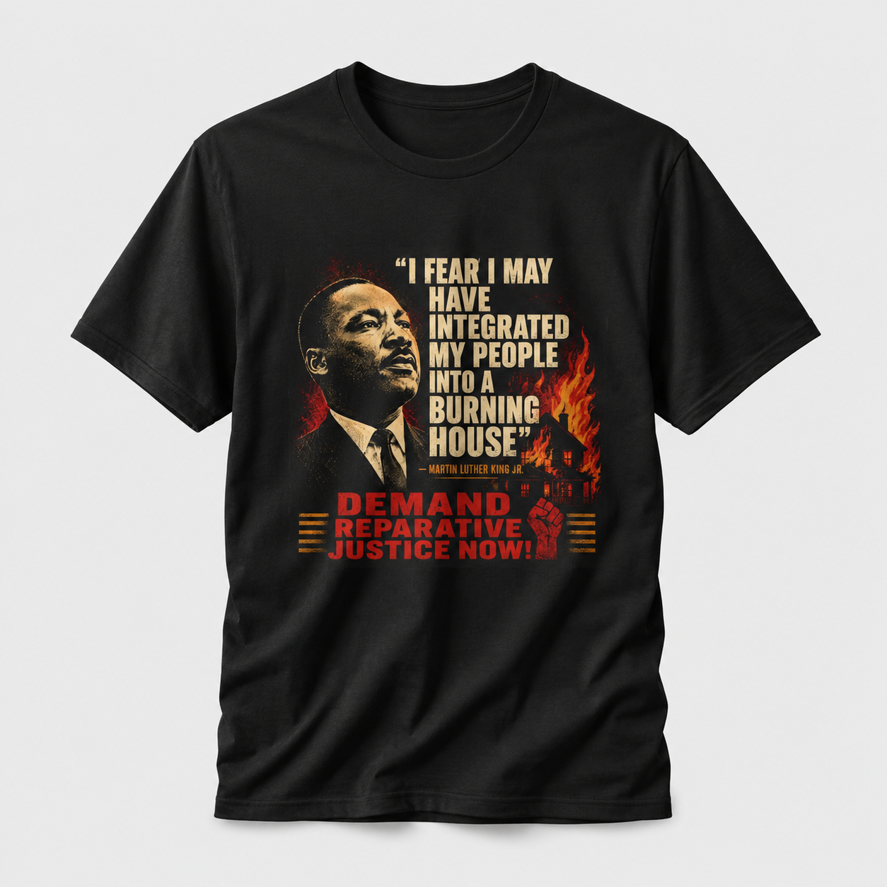 Demand Reparative Justice Now MLK Tee mockup 1