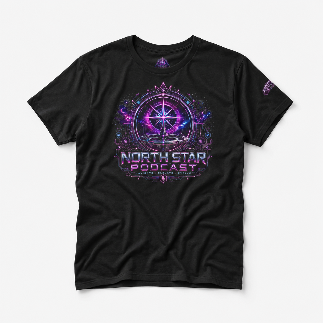 Follow the North Star Tee mockup 1