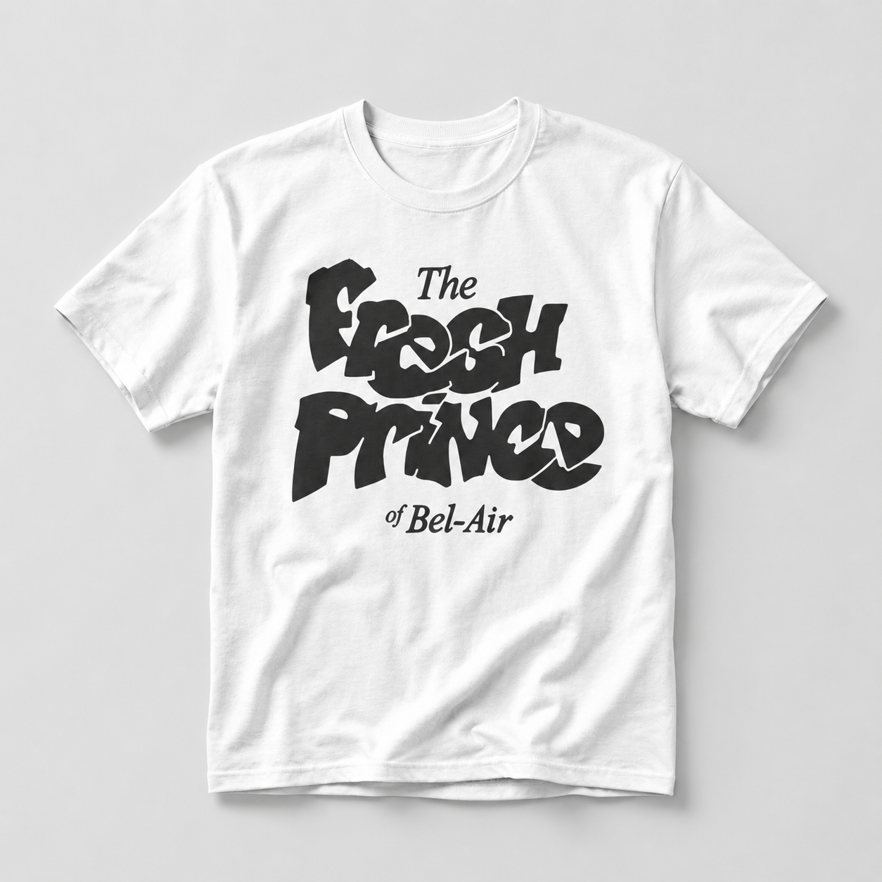 Fresh Prince of Bel-Air Retro Logo | Classic 90s Sitcom Tee mockup 1