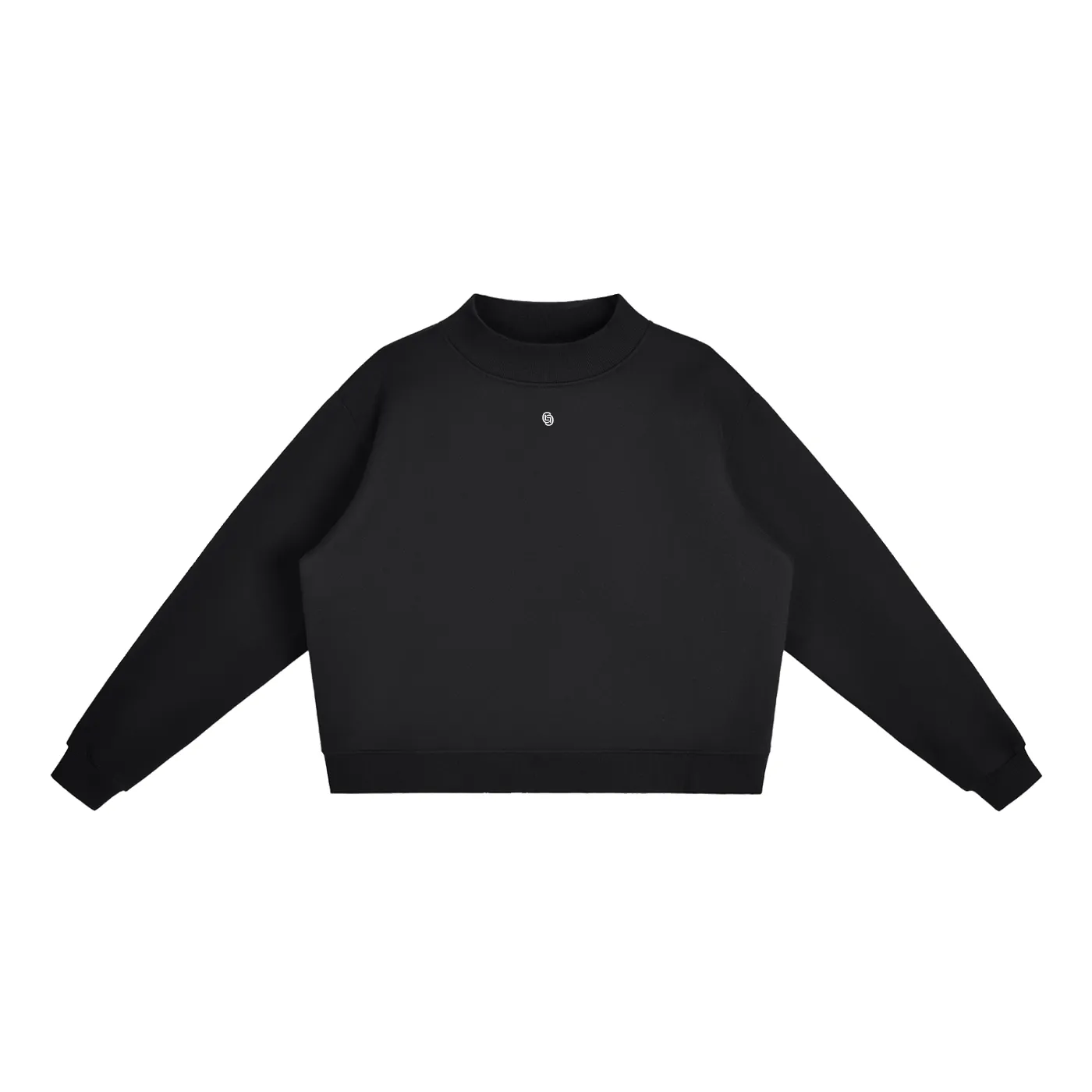 GEECHIE Essential Fleece Mock-Neck Crew Sweatshirt product image