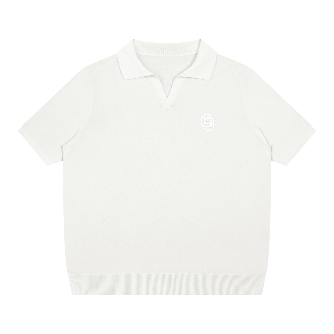 GEECHIE Luxury Minimalist Polo — Mild Apricot color mockup 4