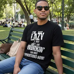 GEECHIE No Free Work - Reparations Now Tee
