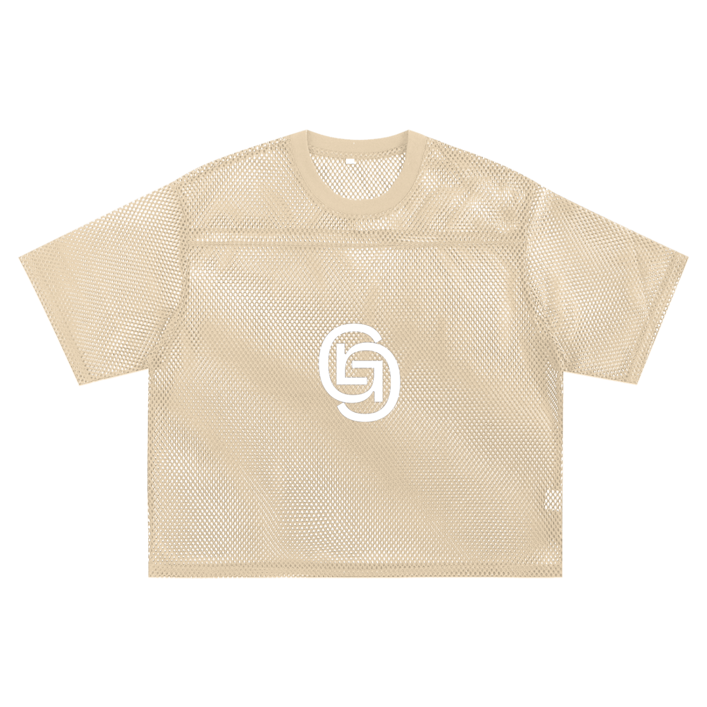 GEECHIE Oversized Mesh Jersey | Premium Tee — Blue color mockup 5