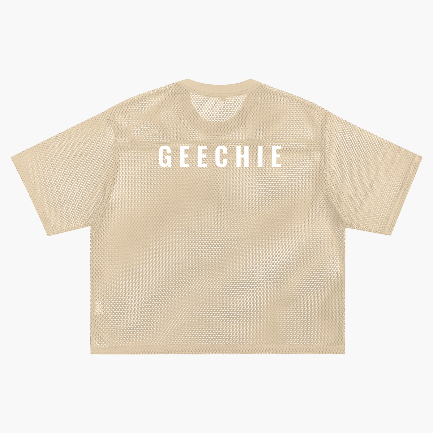 GEECHIE Oversized Mesh Jersey | Premium Tee — Blue color mockup 6