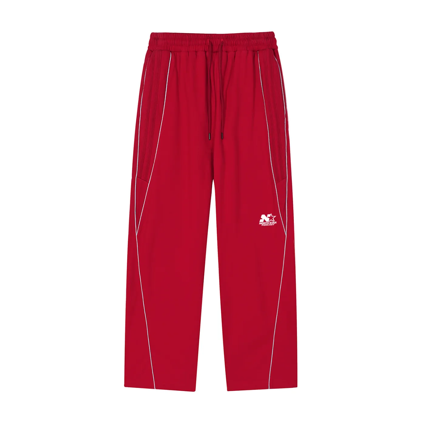 GEECHIE Reflection Striped Straight-Leg Sweatpants product mockup