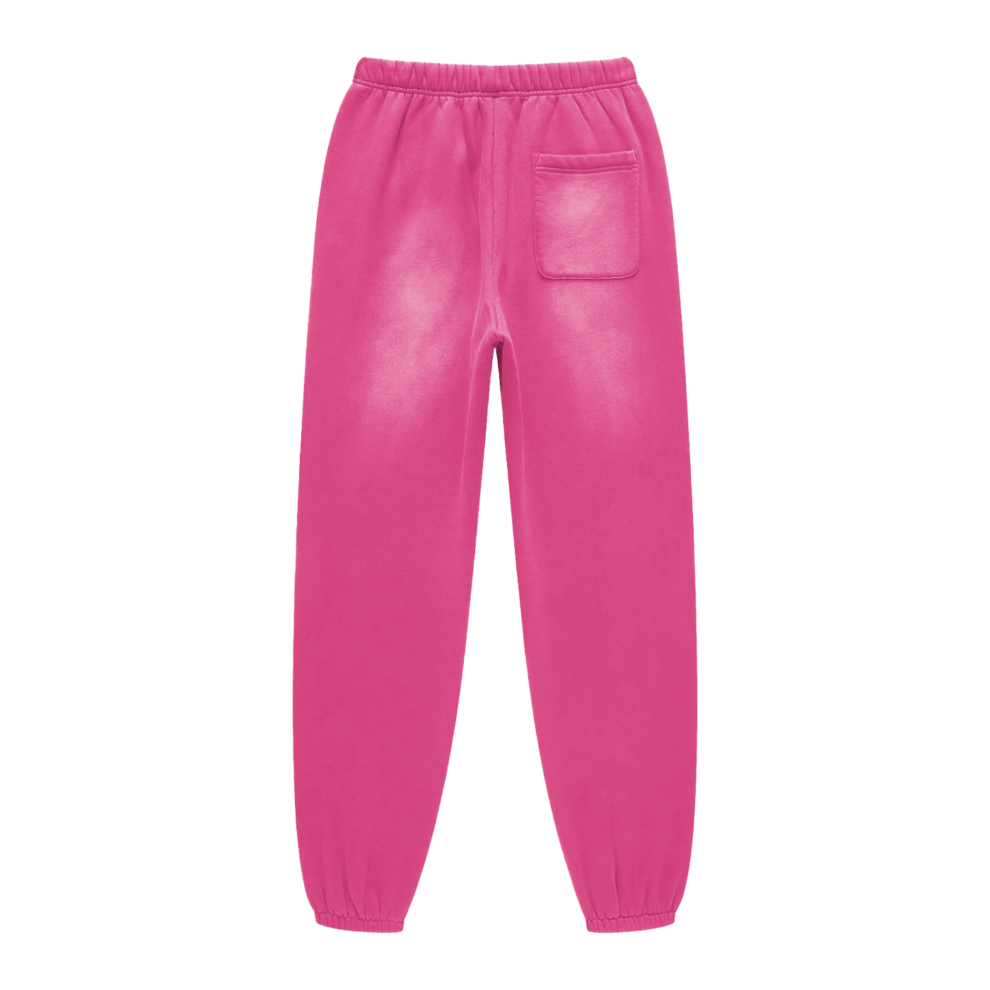 GEECHIE Sunfade Fleeced Sweatpants — Pink color mockup 4