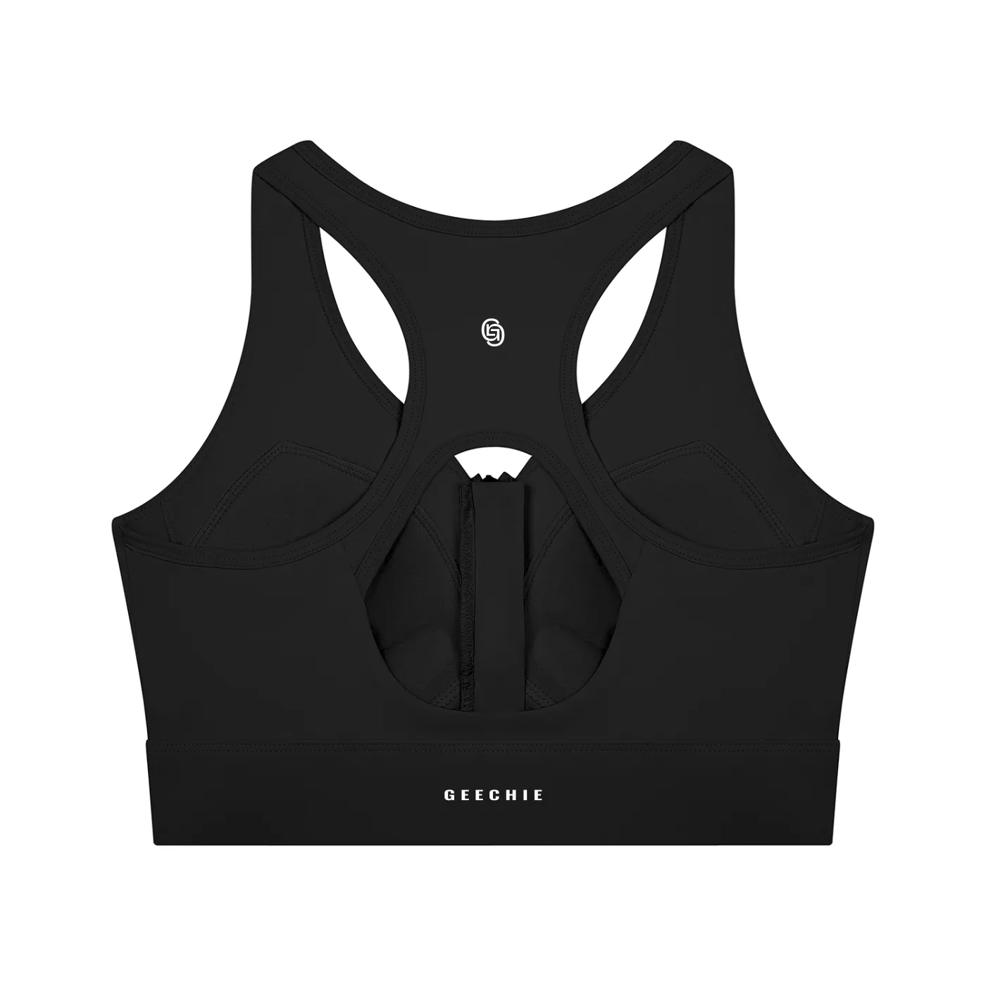 GEECHIE Women’s Cropped Zip Yoga Sports Bra