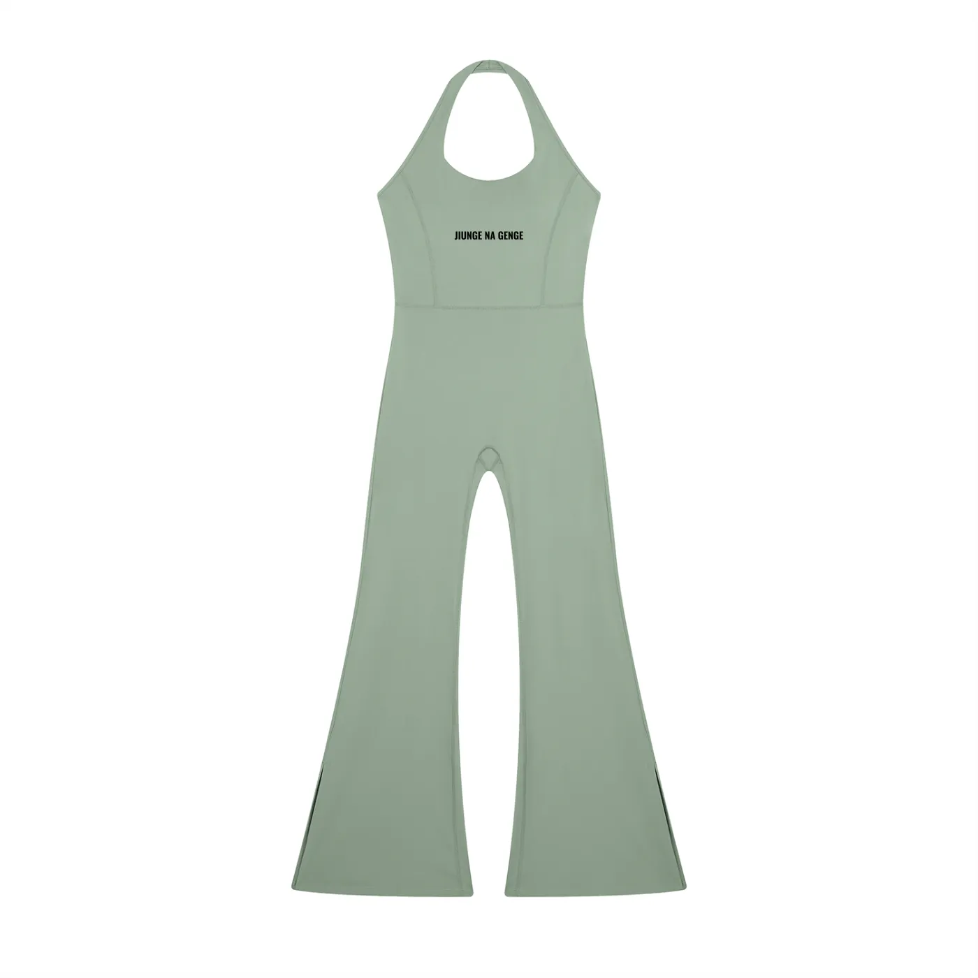 GEECHIE Women’s Halter Flared Jumpsuit