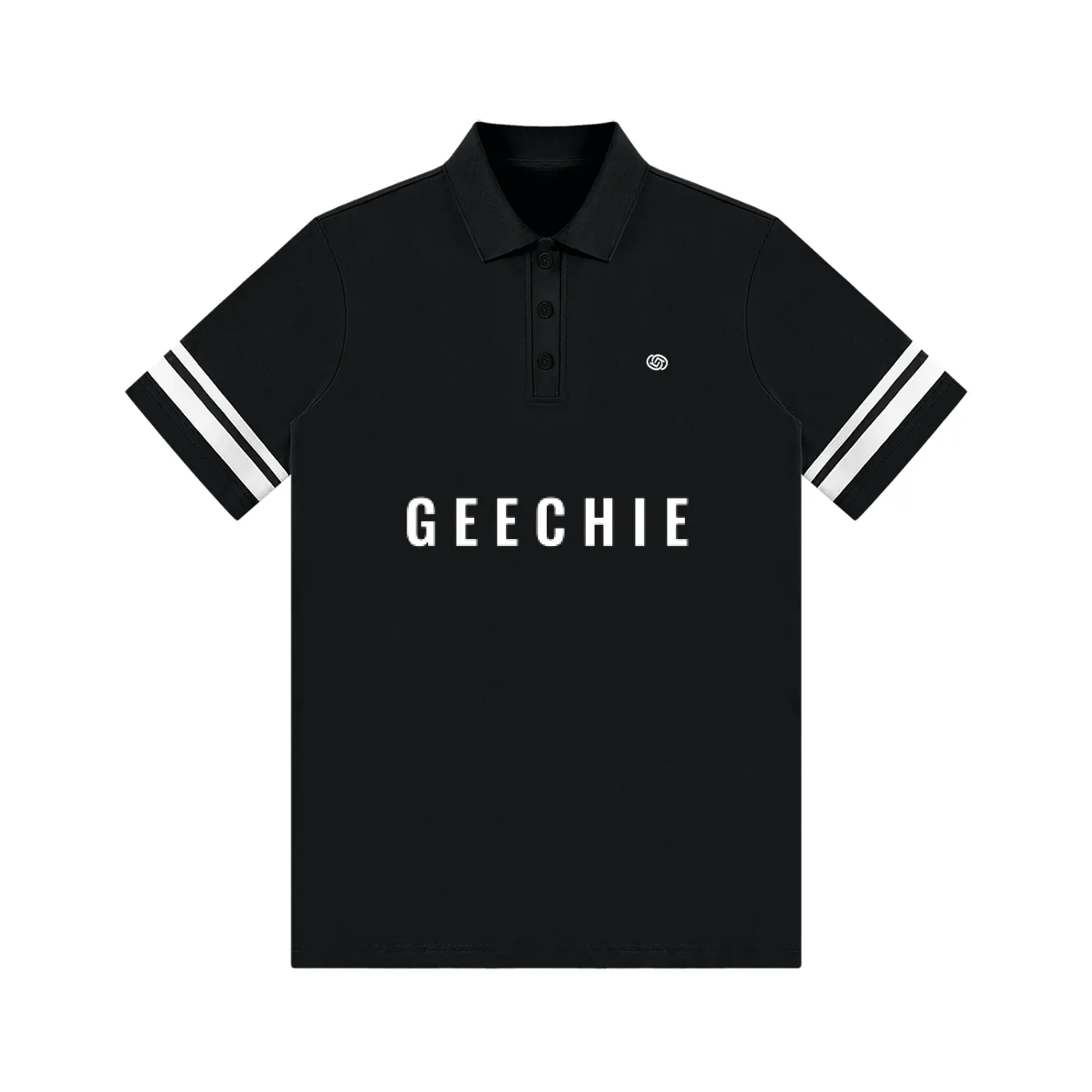 GEECHIE Women's Striped Color Block Polo Dress