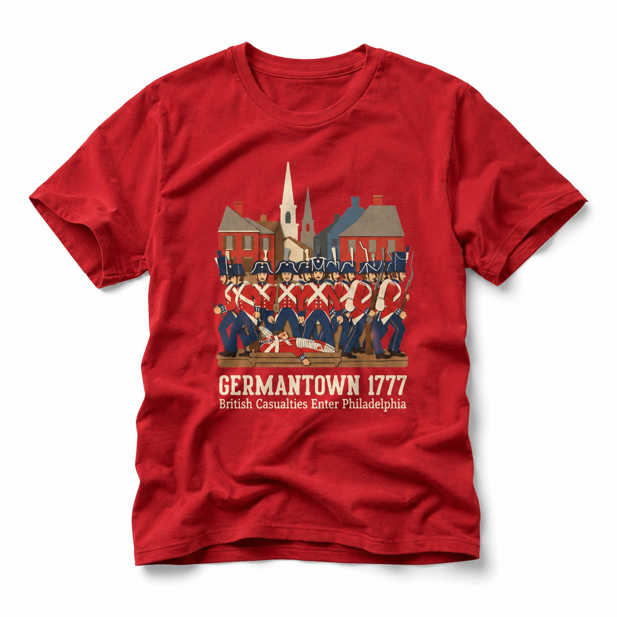 Germantown 1777 Tee mockup 2