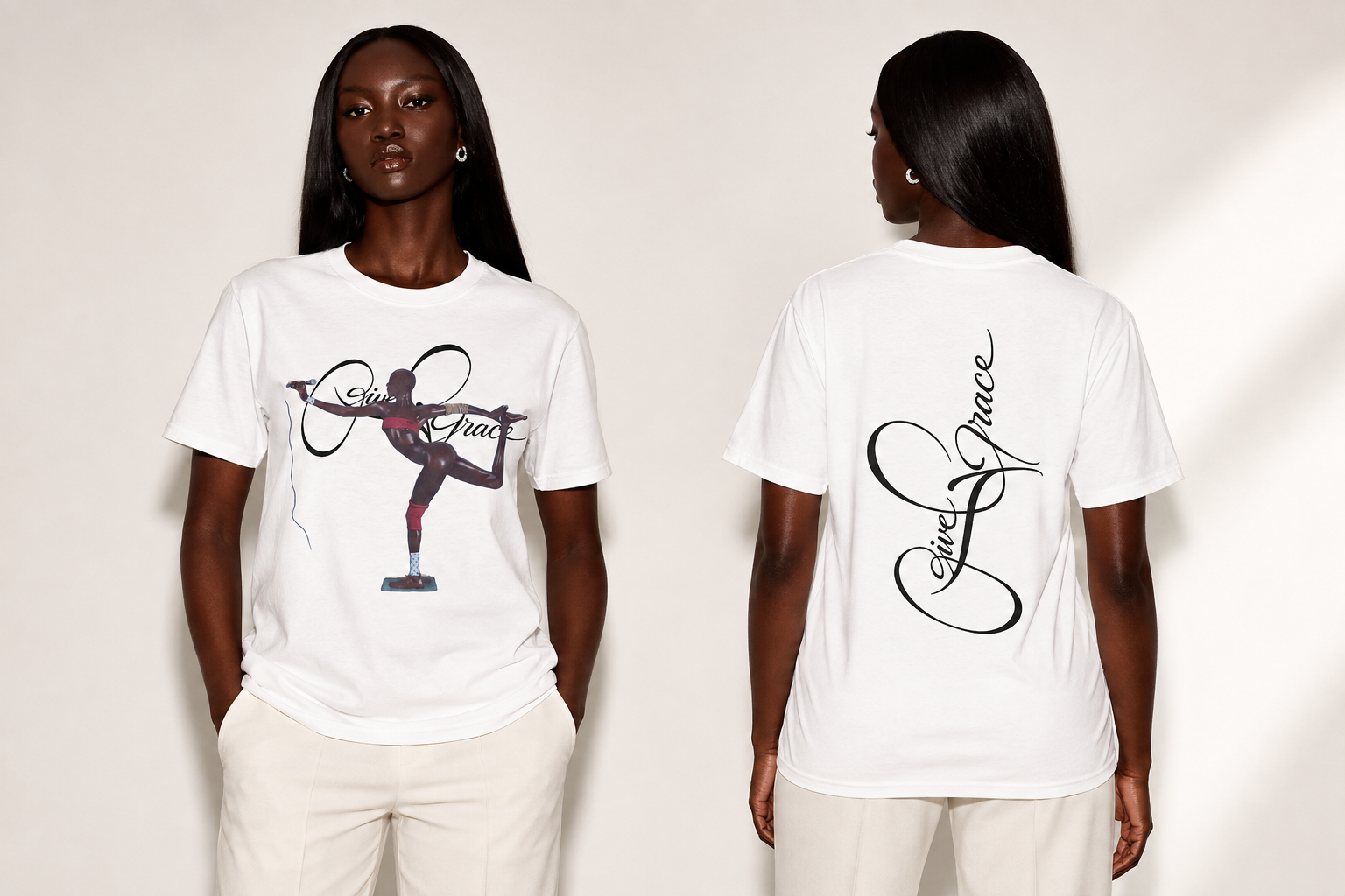 Give Grace T-Shirt |The Grace Jones Collection mockup 2