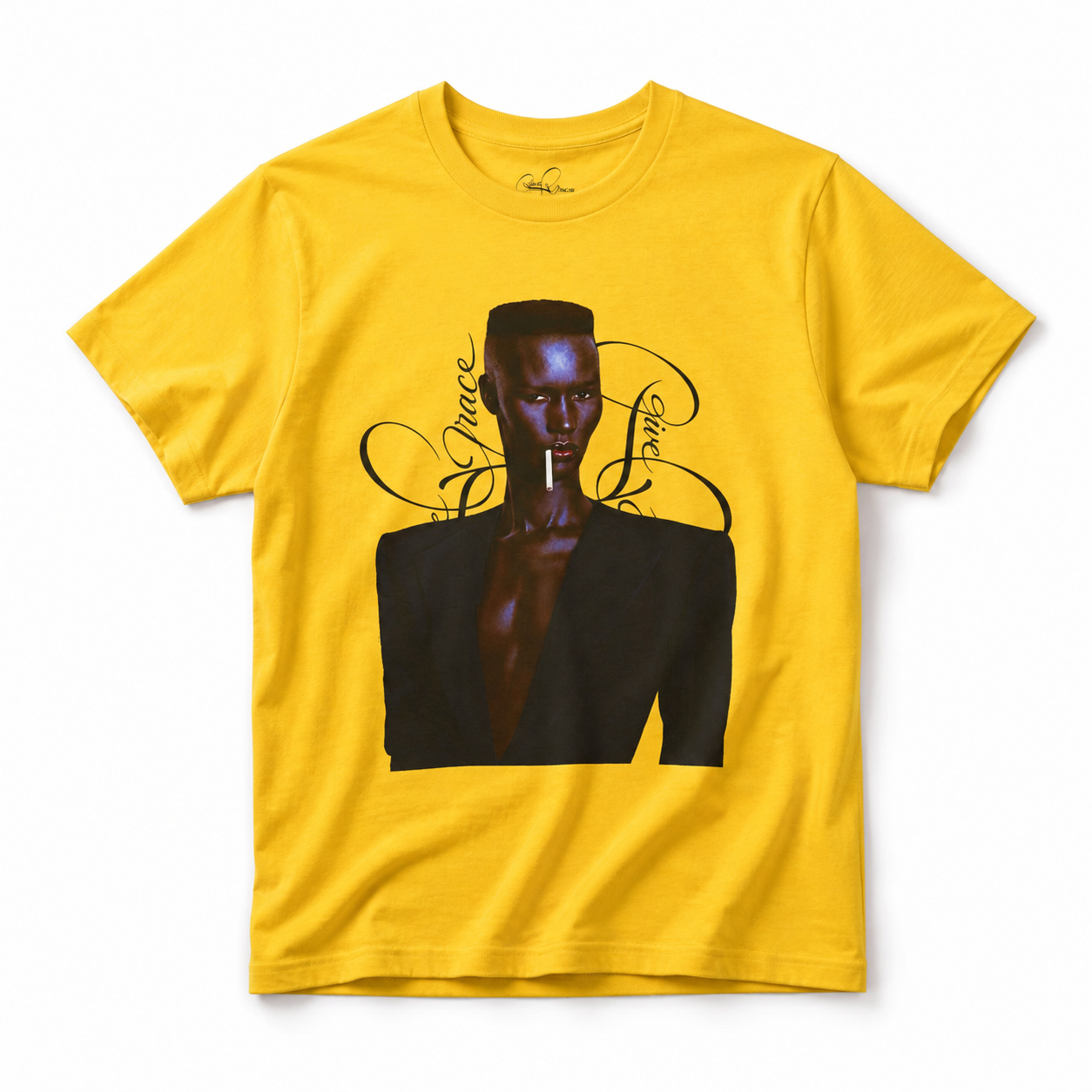 Grace Jones Tribute Graphic Tee | The Give Grace Collection mockup 2