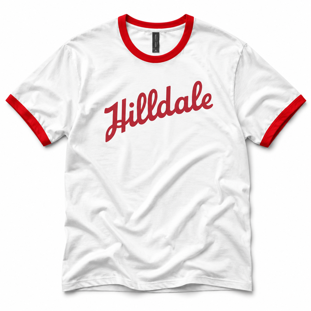 Hilldale Baseball Ringer Tee | Vintage Negro League Philadelphia Baseball Shirt mockup 1