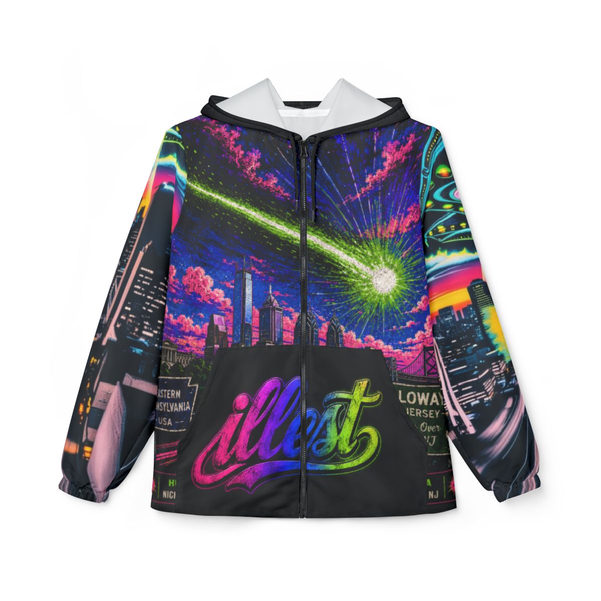 Illest Philadelphia UFO Zip Hoodie