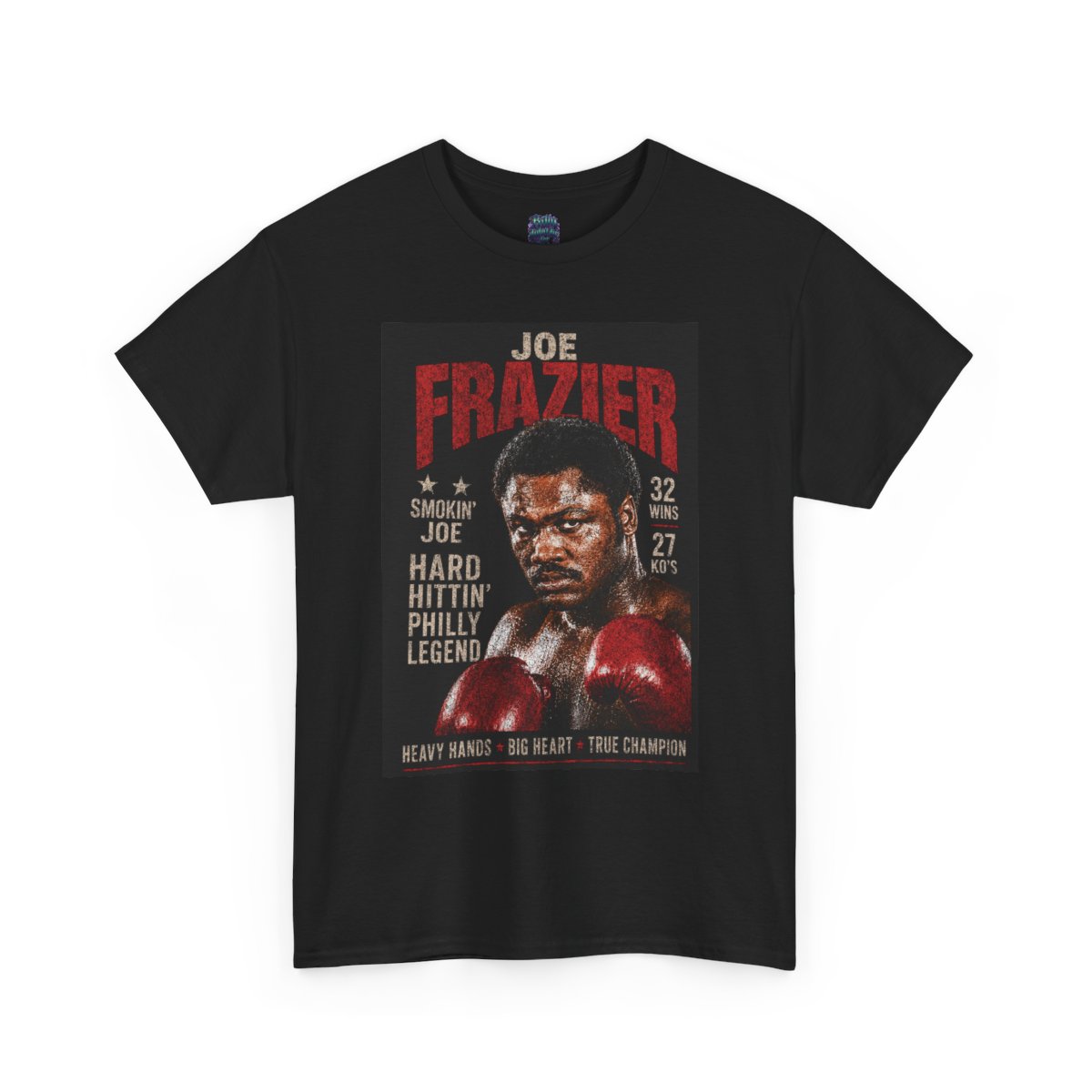 Joe Frazier Boxing Poster Tee | Vintage Philly Boxing Legend mockup 2
