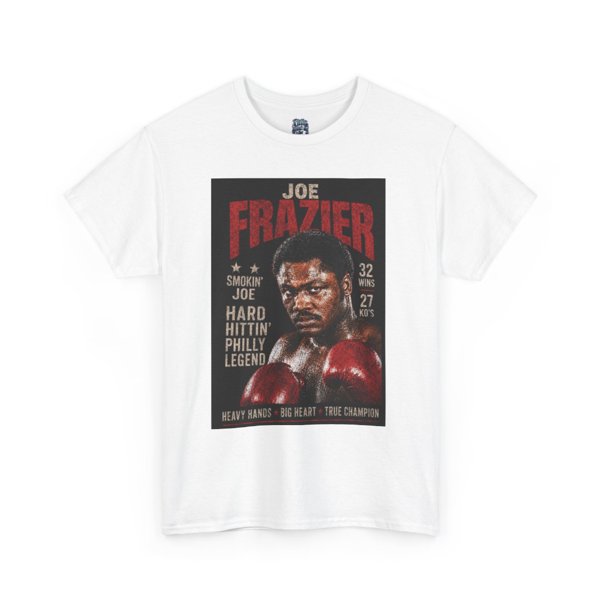 Joe Frazier Boxing Poster Tee | Vintage Philly Boxing Legend mockup 3