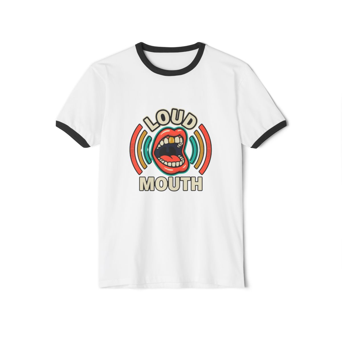 Loud Mouth Never Lose Your Voice T-Shirt mockup 2